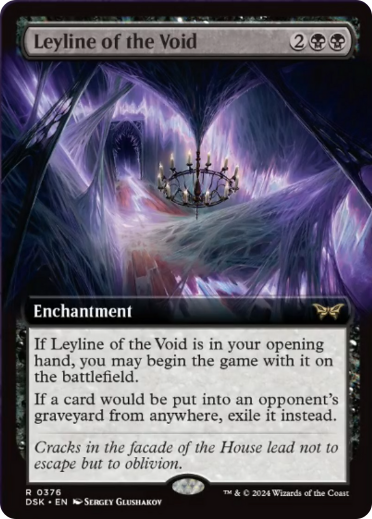 Leyline of the Void (Extended Art) [Duskmourn: House of Horror] | Webway Games
