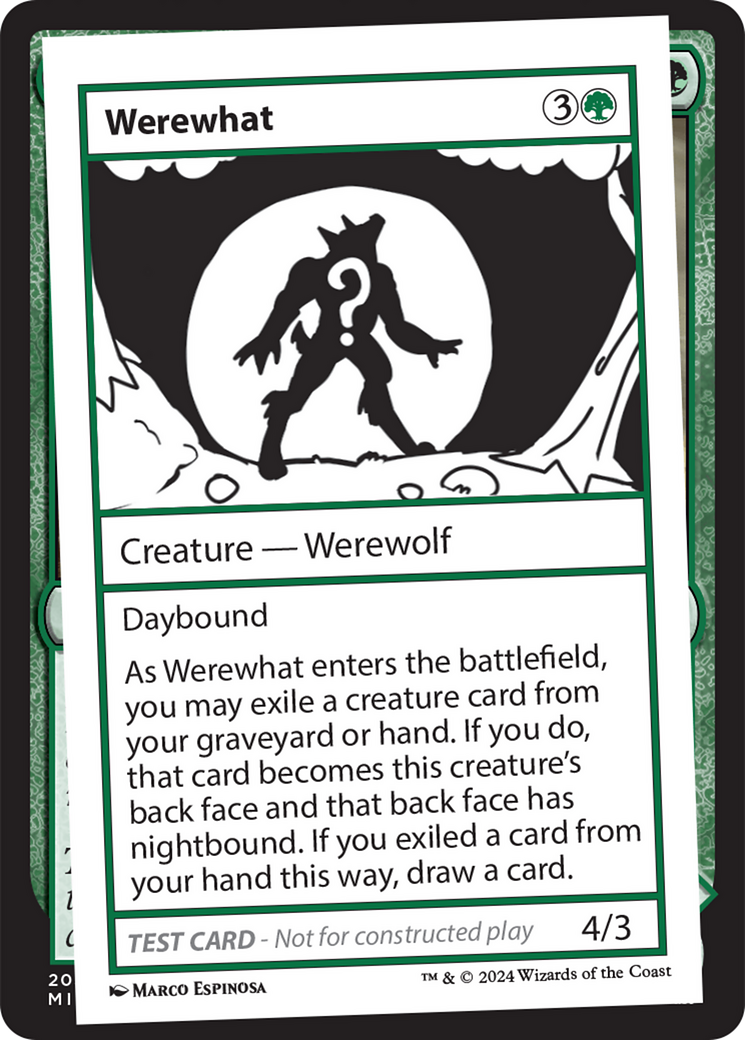Werewhat [Mystery Booster 2 Playtest Cards] | Webway Games