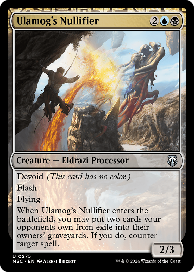 Ulamog's Nullifier (Ripple Foil) [Modern Horizons 3 Commander] | Webway Games
