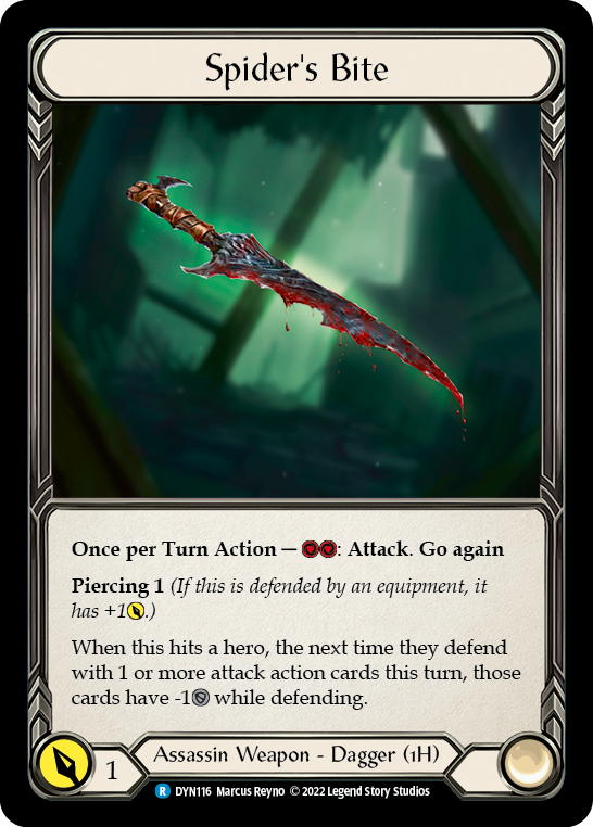 Spider's Bite [DYN116] (Dynasty)  Rainbow Foil | Webway Games
