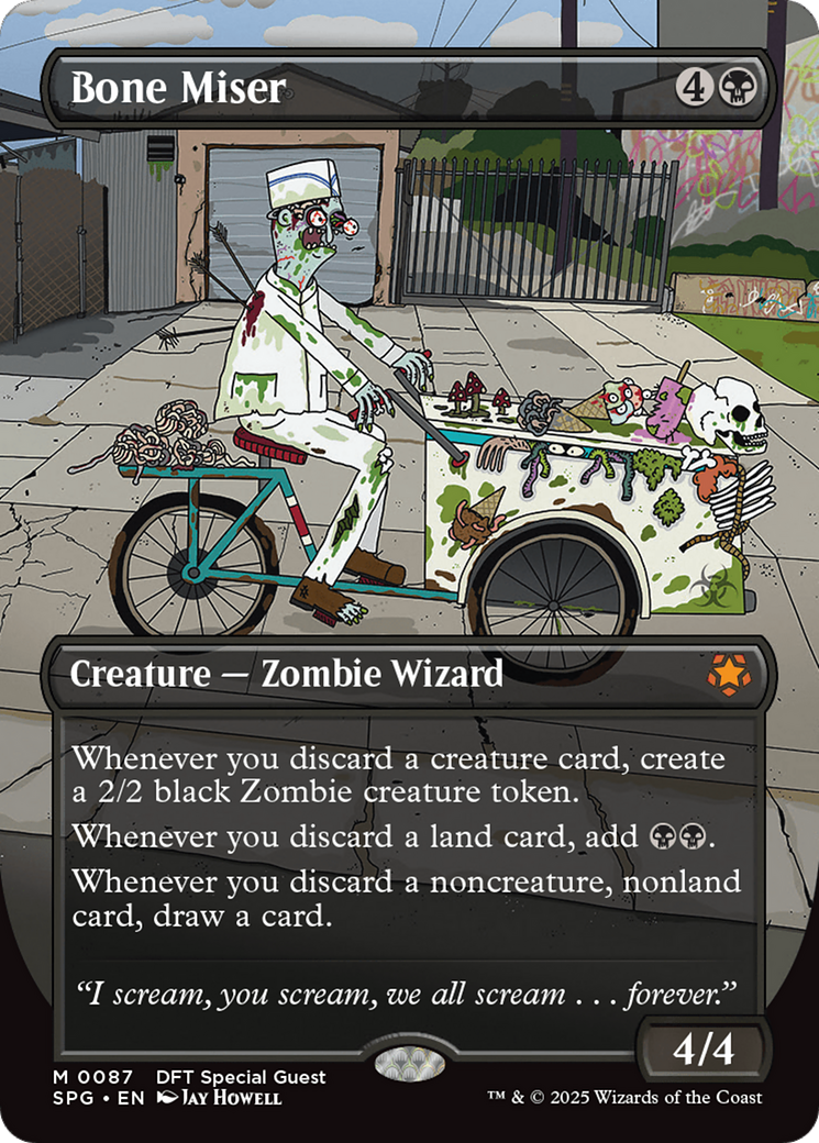 Bone Miser (Borderless) [Aetherdrift Special Guests] | Webway Games