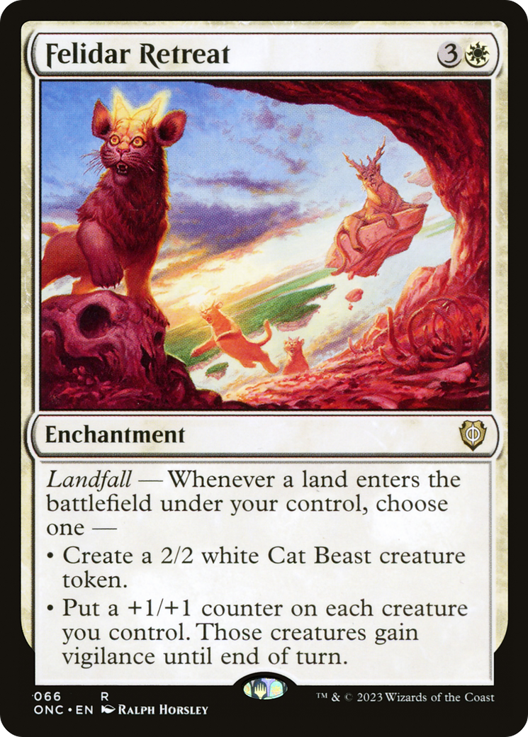 Felidar Retreat [Phyrexia: All Will Be One Commander] | Webway Games