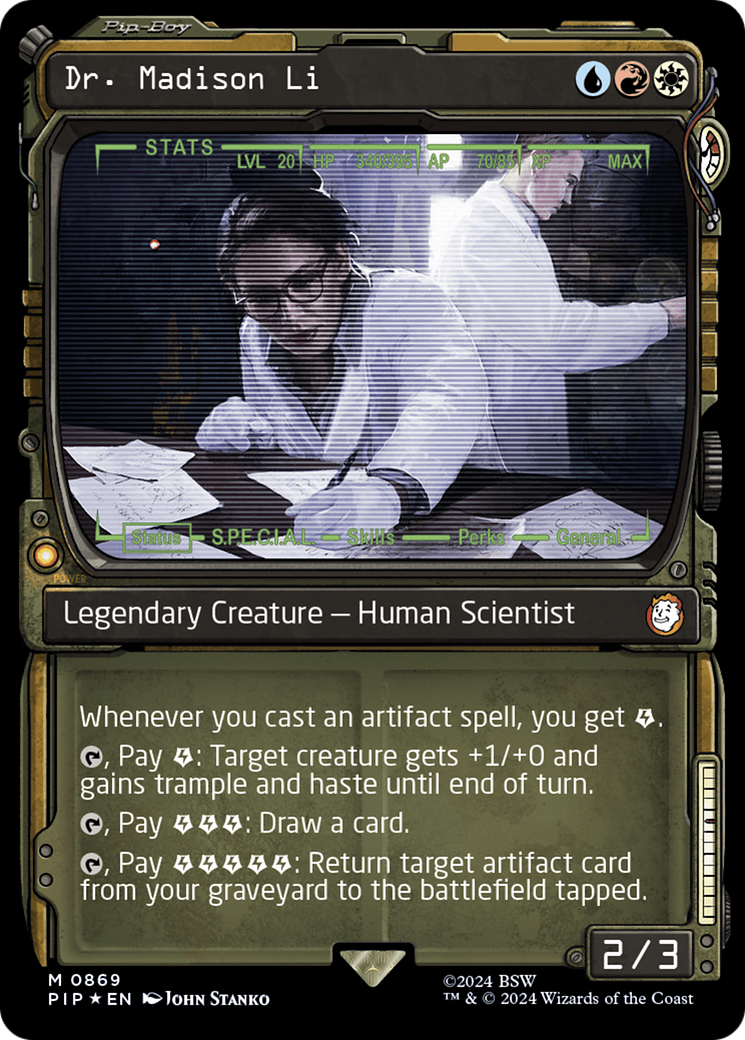 Dr. Madison Li (Showcase) (Surge Foil) [Fallout] | Webway Games