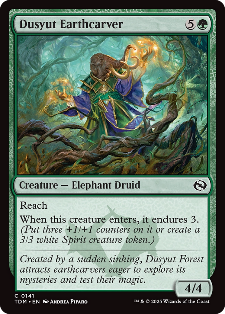 Dusyut Earthcarver [Tarkir: Dragonstorm] | Webway Games