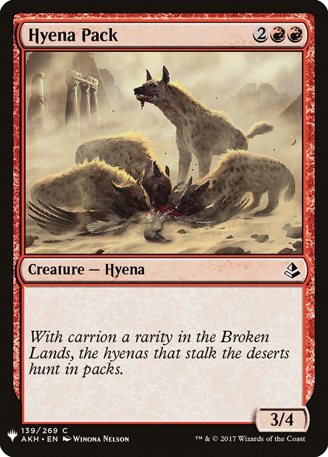 Hyena Pack [Mystery Booster] | Webway Games