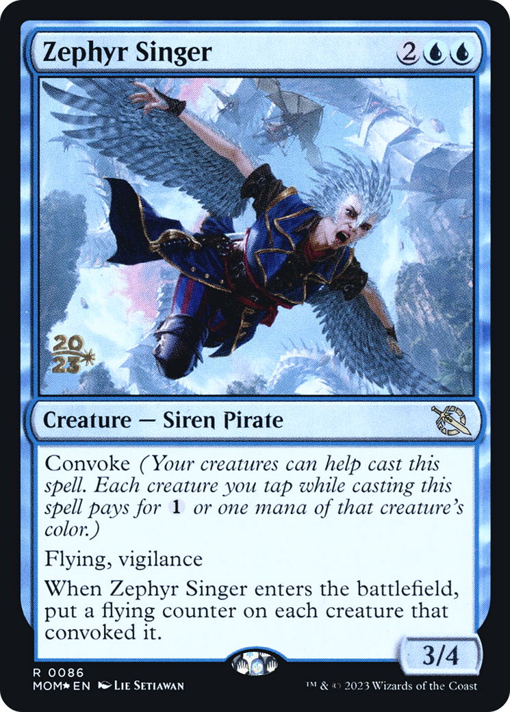 Zephyr Singer [March of the Machine Prerelease Promos] | Webway Games