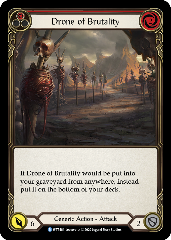 Drone of Brutality (Red) [U-WTR164] (Welcome to Rathe Unlimited)  Unlimited Normal | Webway Games
