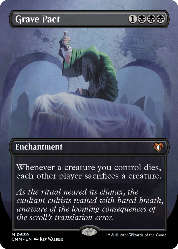 Grave Pact (Borderless Alternate Art) [Commander Masters] | Webway Games