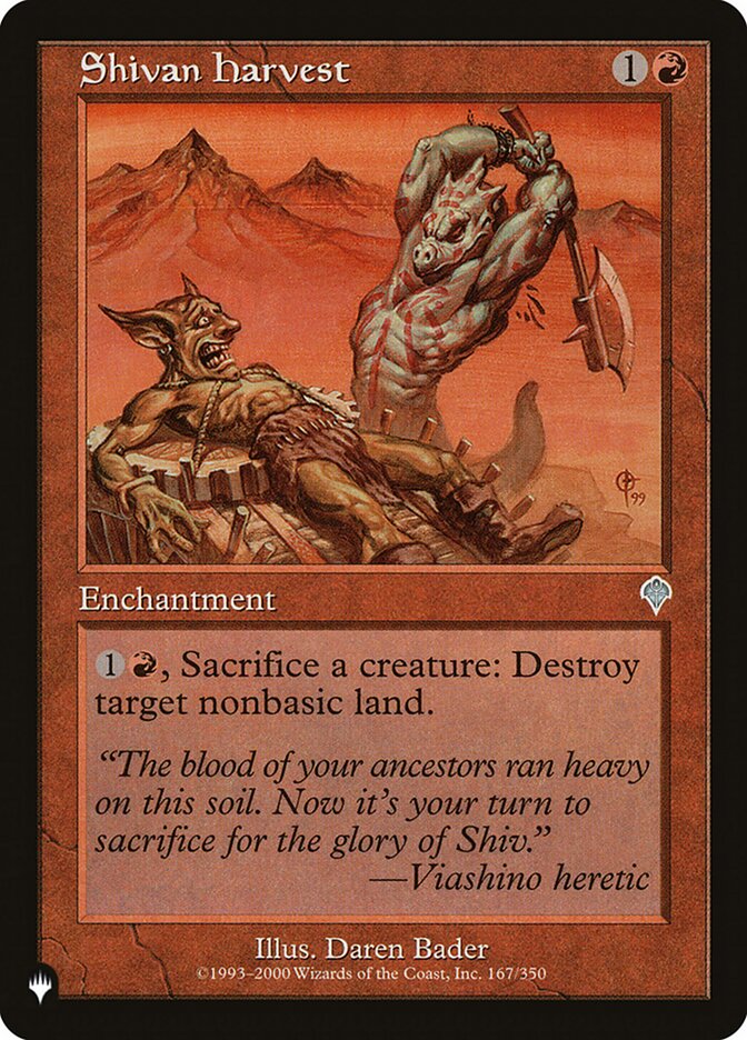 Shivan Harvest [The List] | Webway Games