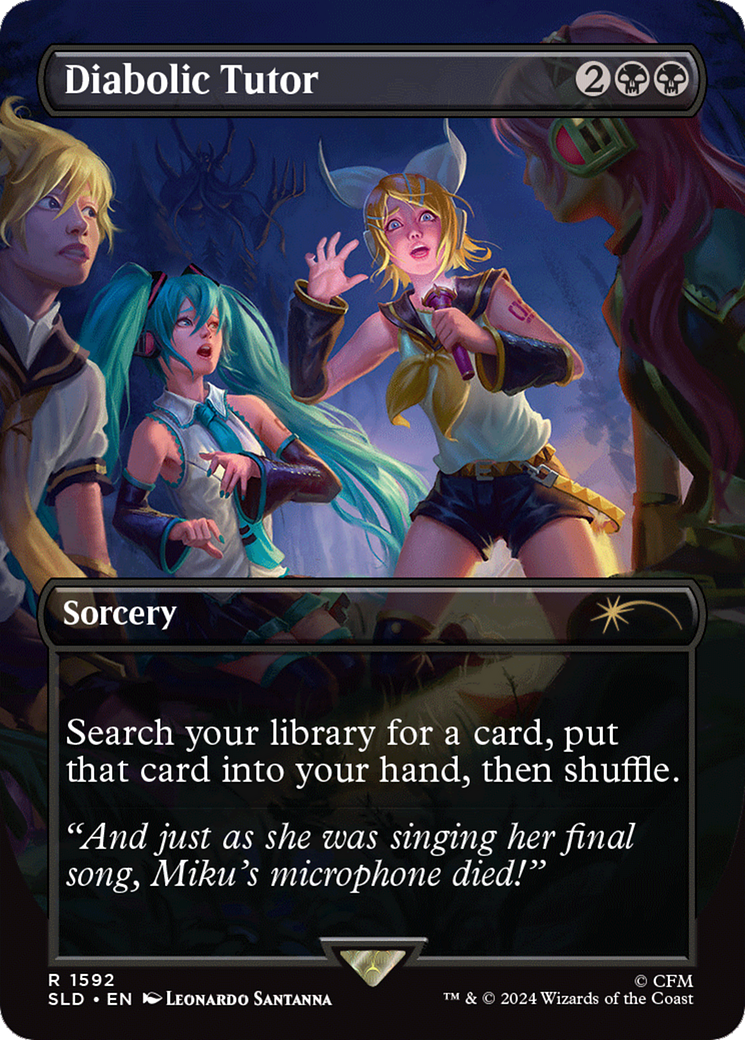 Diabolic Tutor (1592) (Rainbow Foil) [Secret Lair Drop Series] | Webway Games