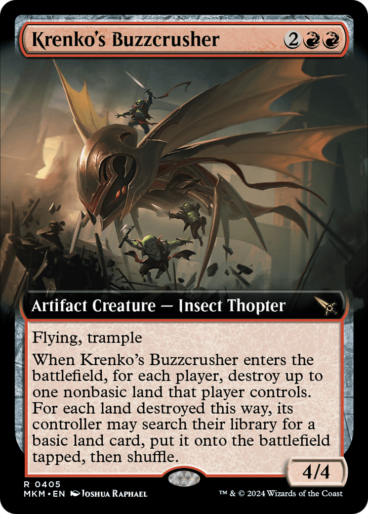 Krenko's Buzzcrusher (Extended Art) [Murders at Karlov Manor] | Webway Games