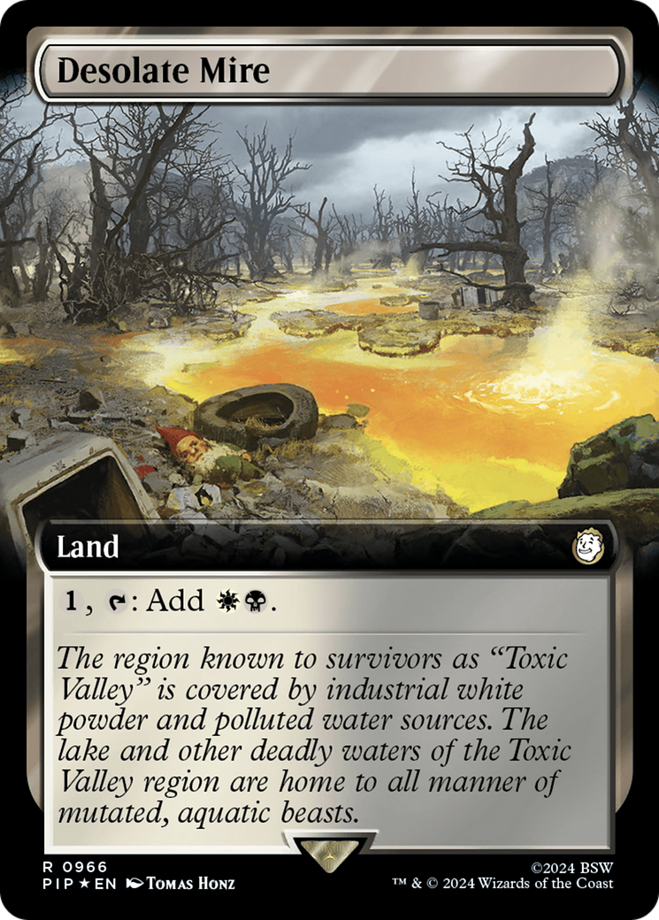 Desolate Mire (Extended Art) (Surge Foil) [Fallout] | Webway Games