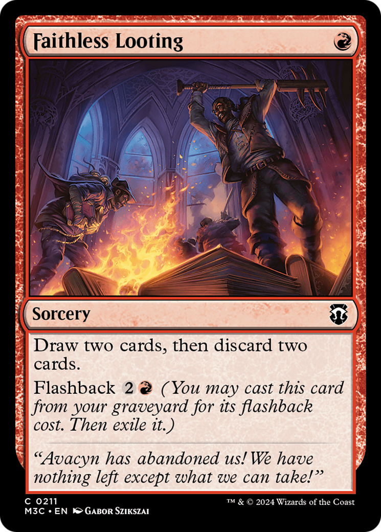 Faithless Looting [Modern Horizons 3 Commander] | Webway Games