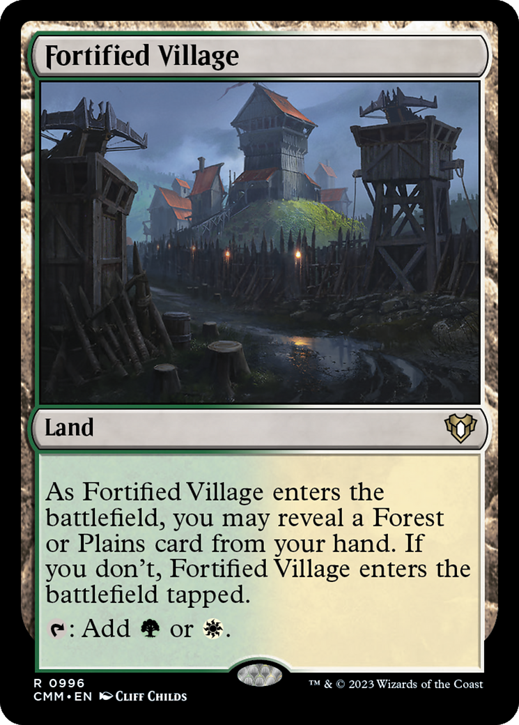 Fortified Village [Commander Masters] | Webway Games