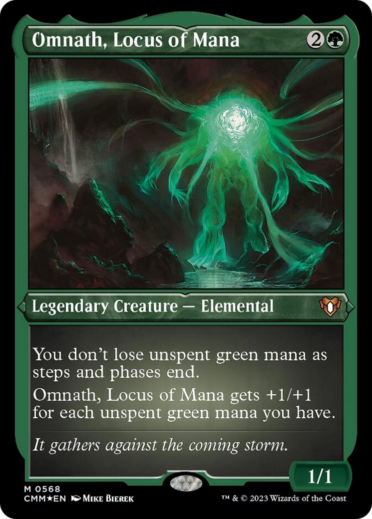 Omnath, Locus of Mana (Foil Etched) [Commander Masters] | Webway Games