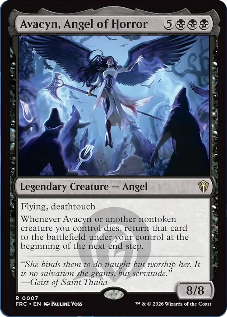 Avacyn, Angel of Horror [Reality Fracture Commander] | Webway Games