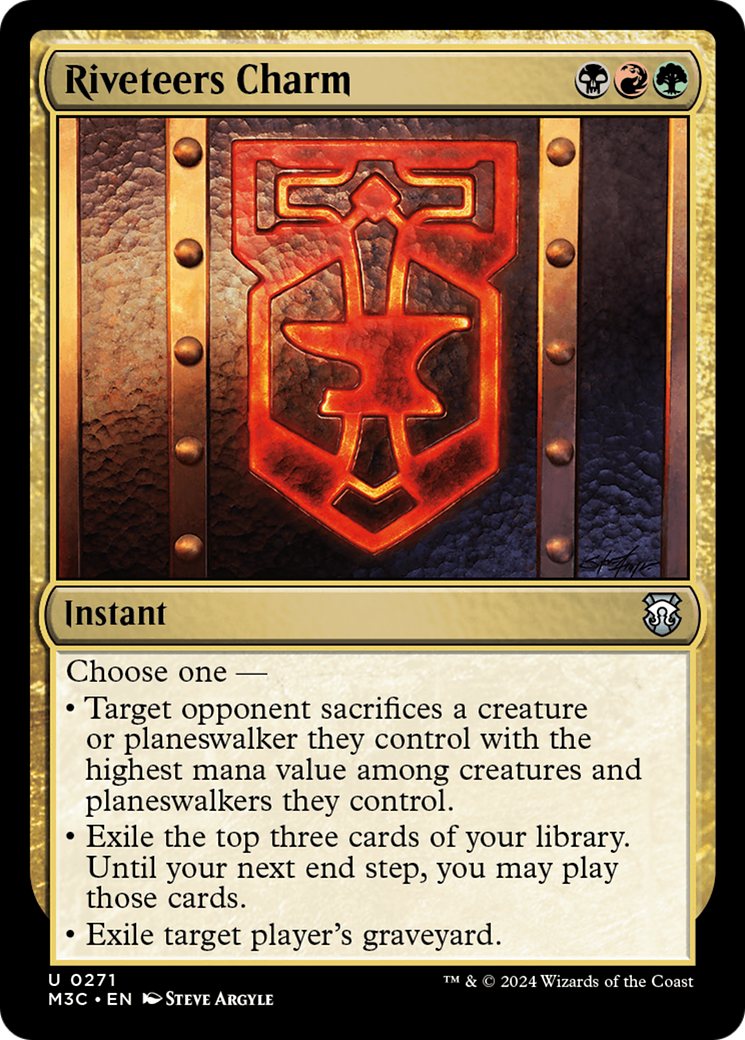 Riveteers Charm [Modern Horizons 3 Commander] | Webway Games