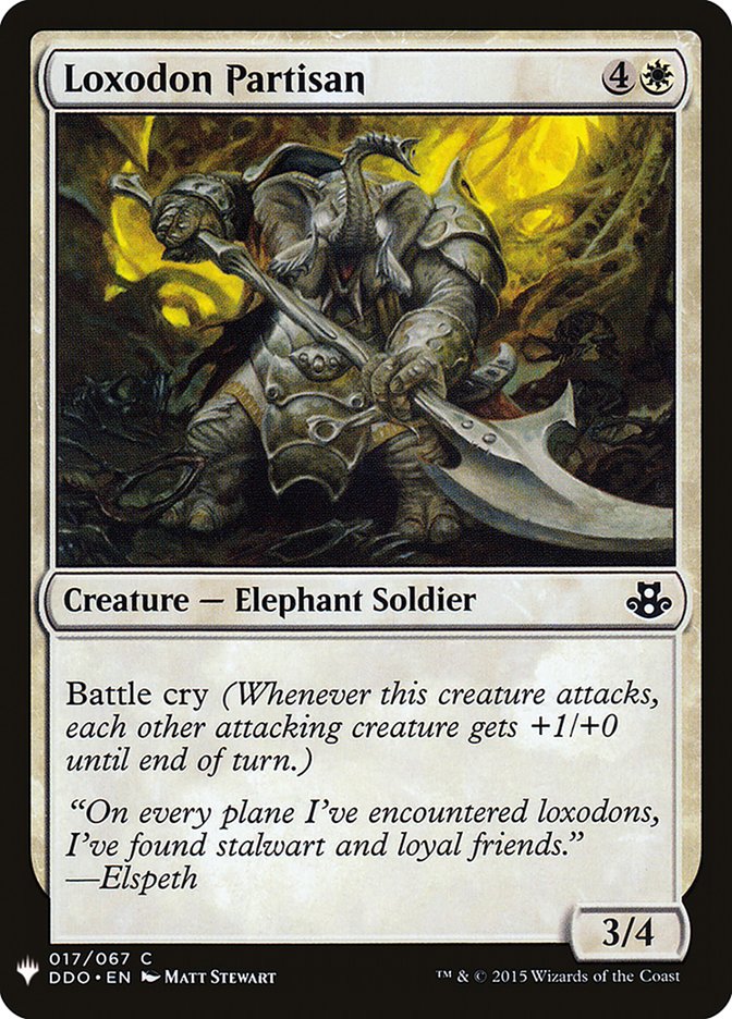 Loxodon Partisan [Mystery Booster] | Webway Games