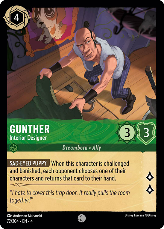 Gunther - Interior Designer (72/204) [Ursula's Return] | Webway Games