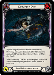 Drowning Dire (Blue) [EVR112] (Everfest)  1st Edition Rainbow Foil | Webway Games