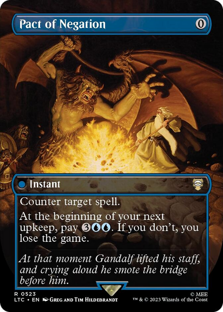 Pact of Negation (Borderless) [The Lord of the Rings: Tales of Middle-Earth Commander] | Webway Games
