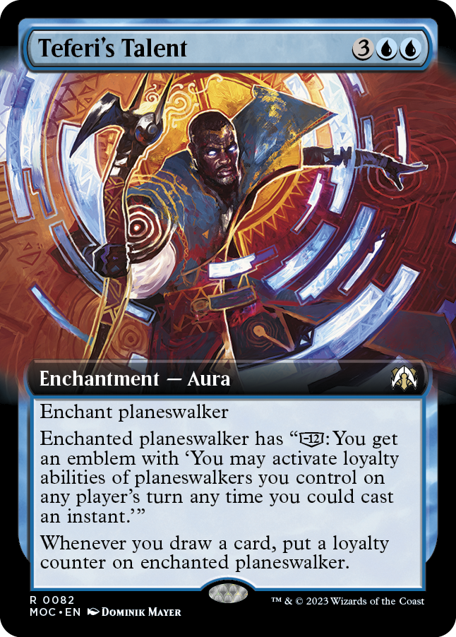 Teferi's Talent (Extended Art) [March of the Machine Commander] | Webway Games