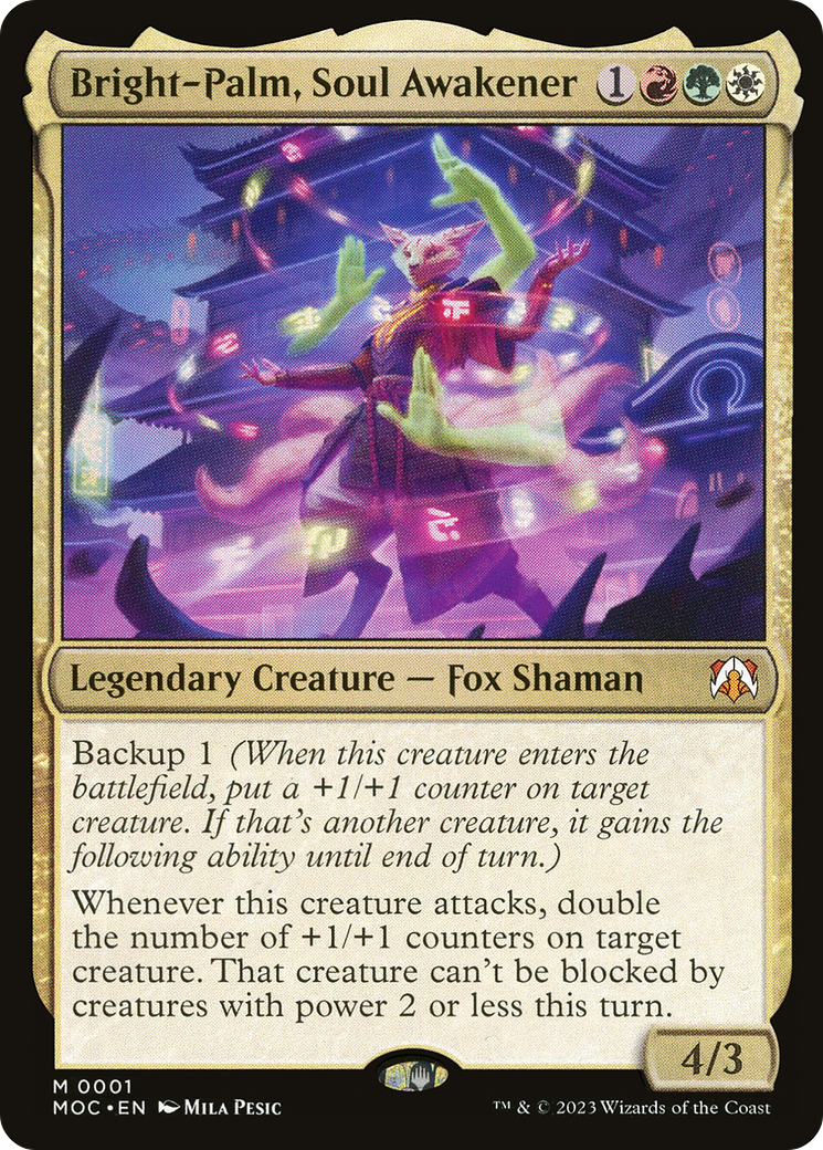 Bright-Palm, Soul Awakener [March of the Machine Commander] | Webway Games