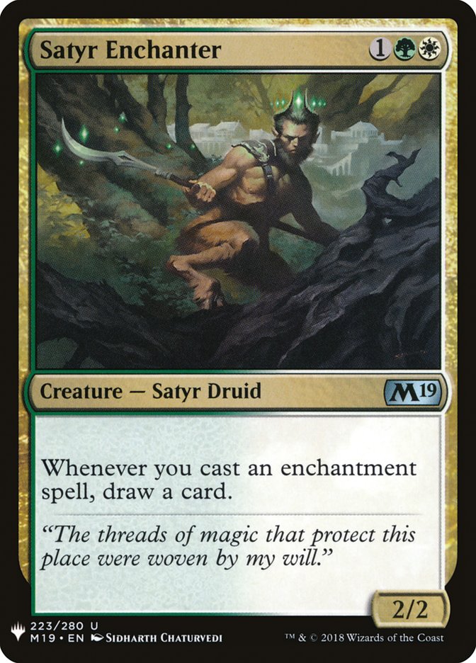 Satyr Enchanter [Mystery Booster] | Webway Games