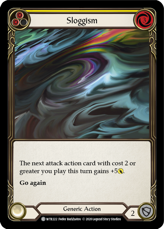 Sloggism (Yellow) [U-WTR222] (Welcome to Rathe Unlimited)  Unlimited Rainbow Foil | Webway Games