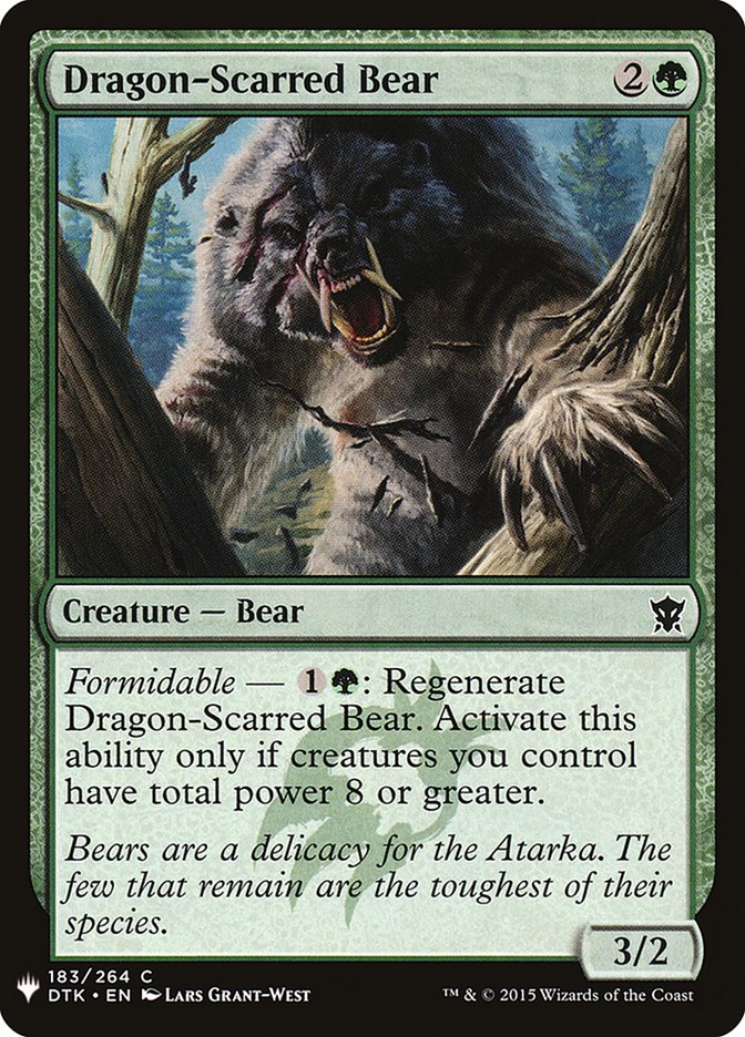 Dragon-Scarred Bear [Mystery Booster] | Webway Games