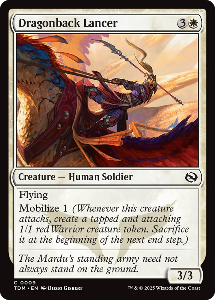 Dragonback Lancer [Tarkir: Dragonstorm] | Webway Games