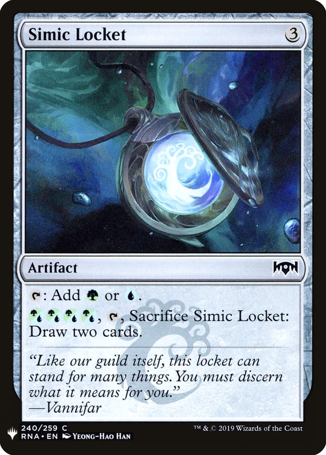 Simic Locket [Mystery Booster] | Webway Games