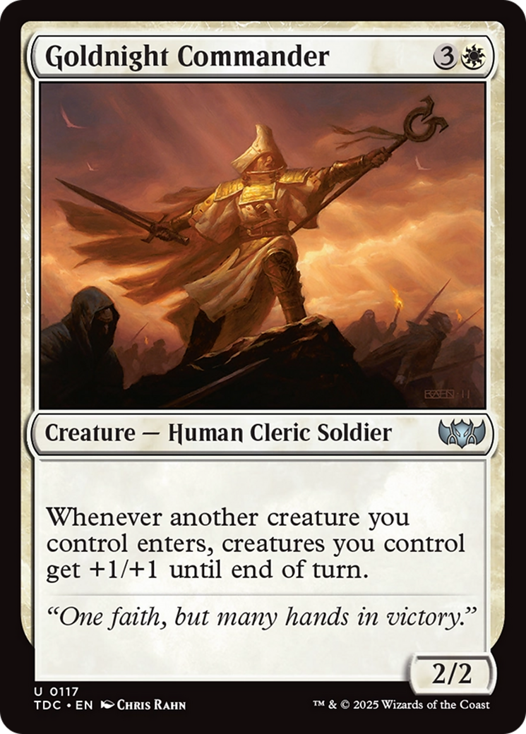 Goldnight Commander [Tarkir: Dragonstorm Commander] | Webway Games
