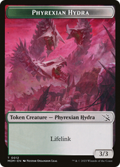 Warrior // Phyrexian Hydra (0012) Double-Sided Token [March of the Machine Tokens] | Webway Games