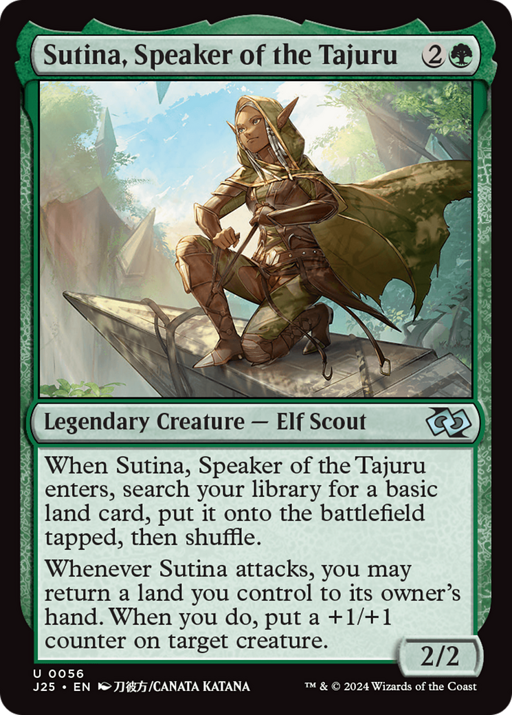 Sutina, Speaker of the Tajuru (Anime) [Foundations Jumpstart] | Webway Games