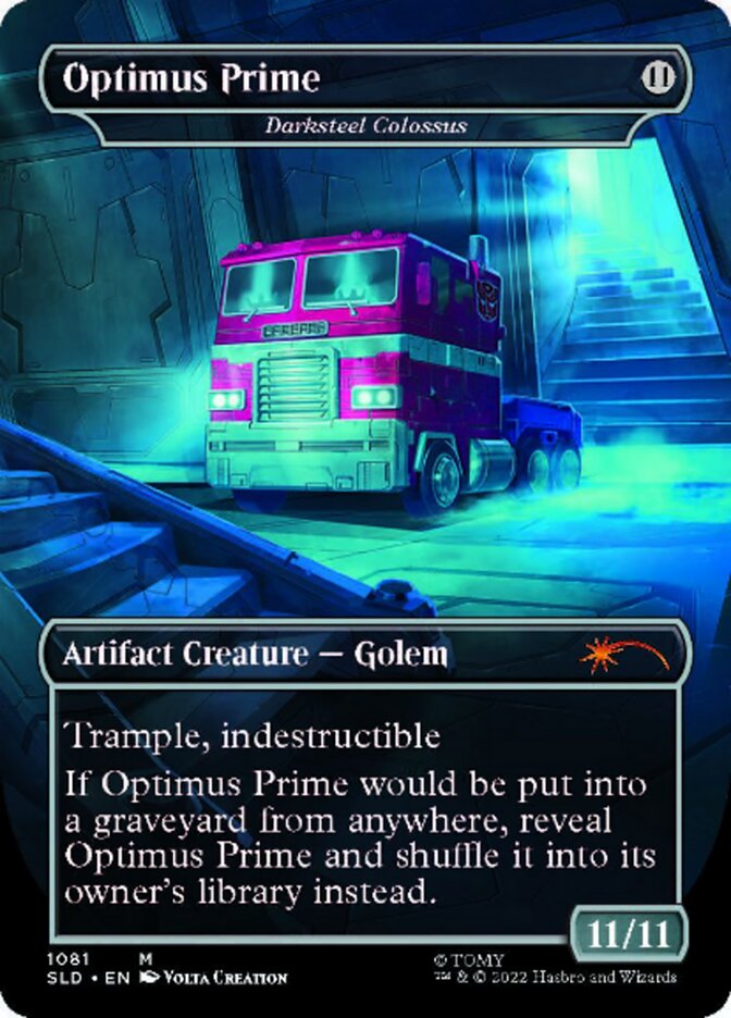 Darksteel Colossus - Optimus Prime (Borderless) [Secret Lair Drop Series] | Webway Games