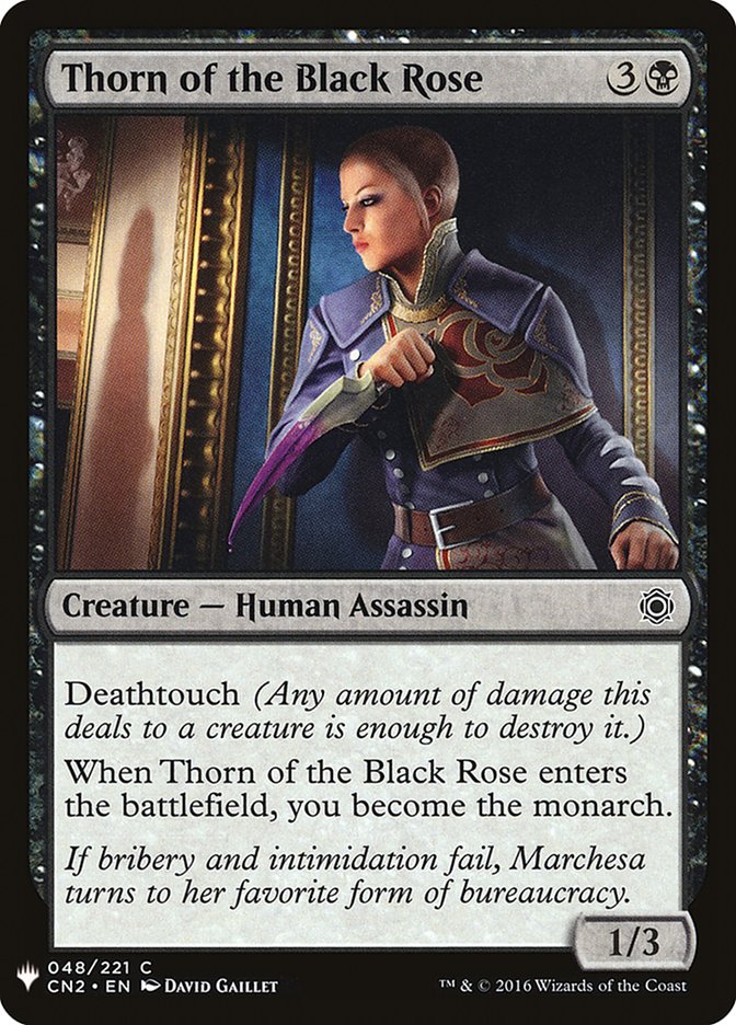 Thorn of the Black Rose [Mystery Booster] | Webway Games