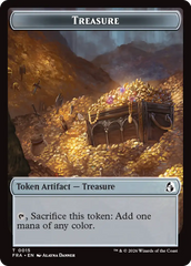 Dragon // Treasure Double-Sided Token [Reality Fracture Tokens] | Webway Games