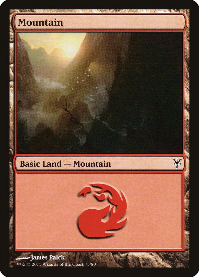 Mountain (75) [Duel Decks: Sorin vs. Tibalt] | Webway Games