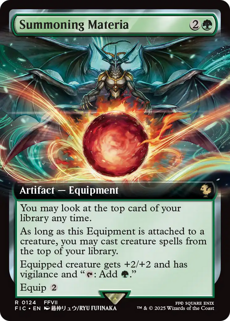 Summoning Materia (Extended Art) [FINAL FANTASY Commander] | Webway Games