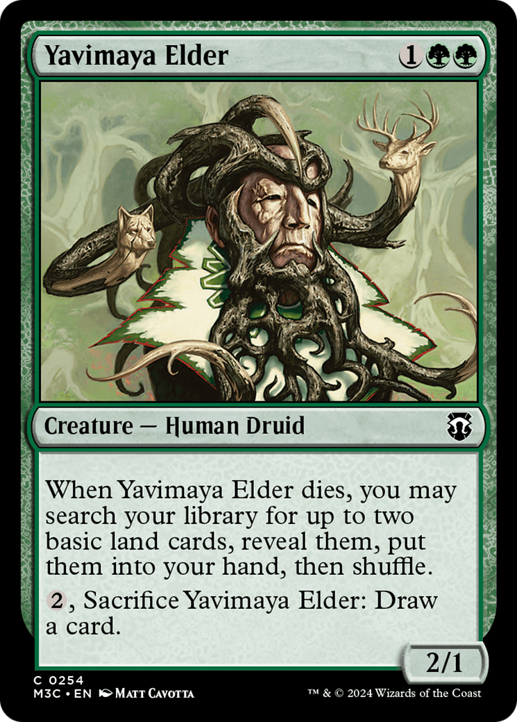 Yavimaya Elder (Ripple Foil) [Modern Horizons 3 Commander] | Webway Games