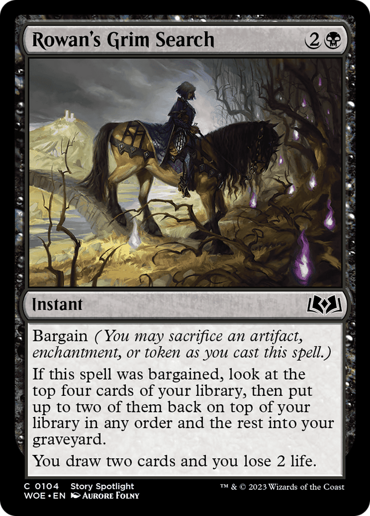 Rowan's Grim Search [Wilds of Eldraine] | Webway Games