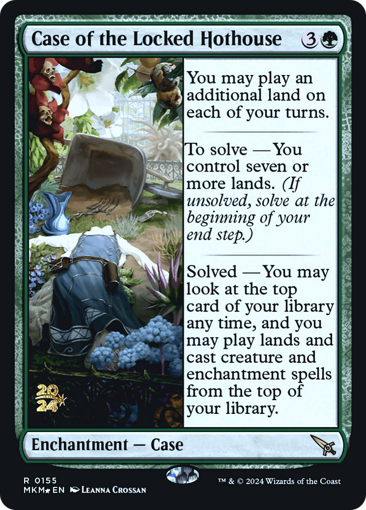 Case of the Locked Hothouse [Murders at Karlov Manor Prerelease Promos] | Webway Games