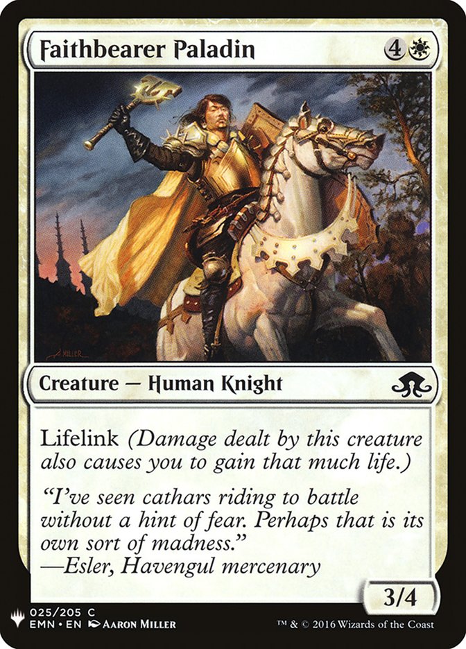 Faithbearer Paladin [Mystery Booster] | Webway Games