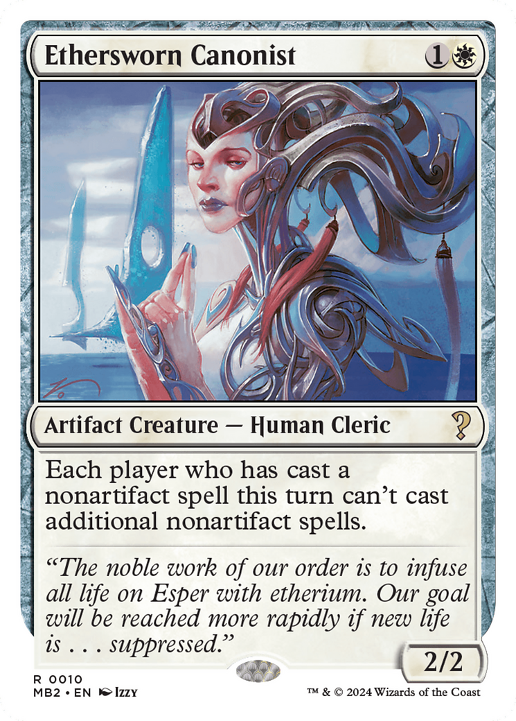Ethersworn Canonist (White Border) [Mystery Booster 2] | Webway Games