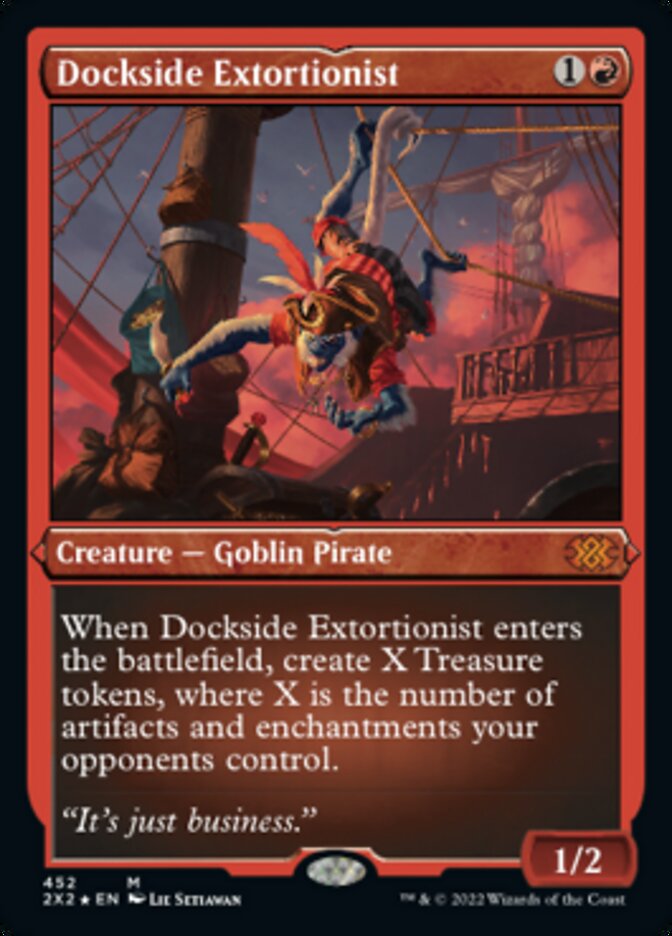 Dockside Extortionist (Foil Etched) [Double Masters 2022] | Webway Games