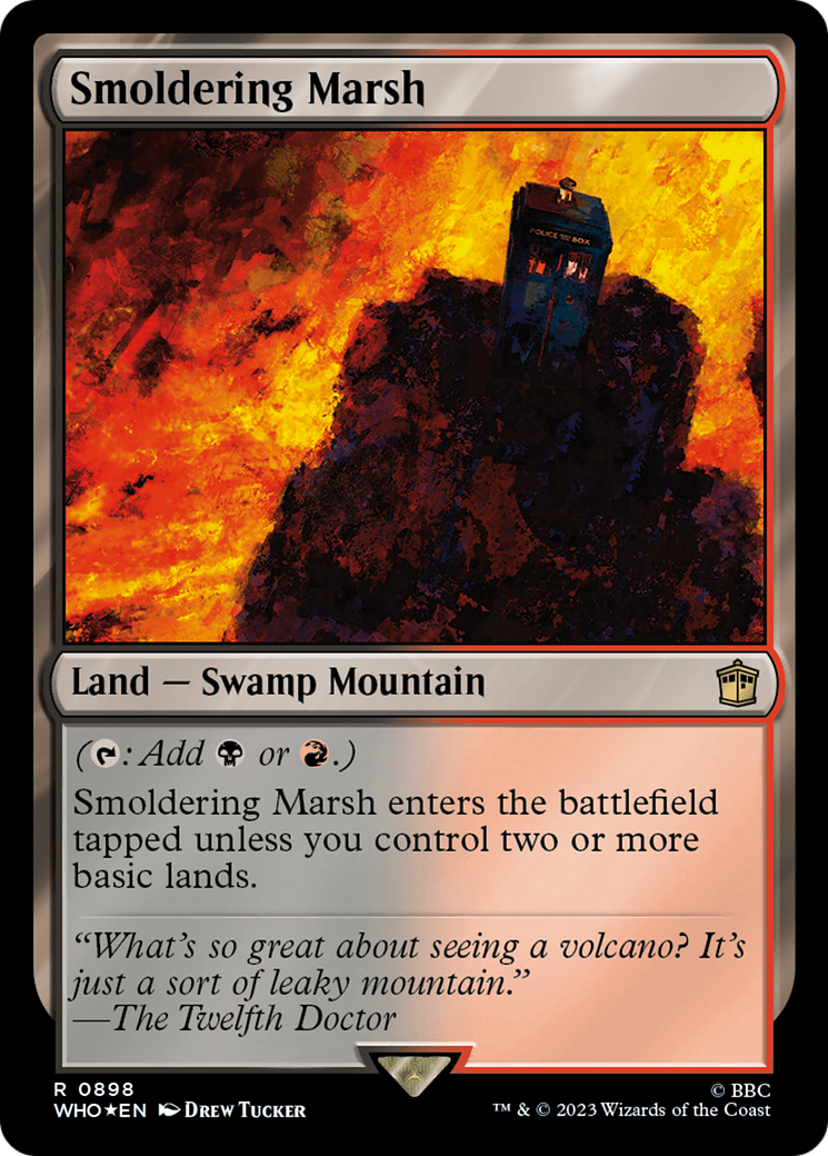 Smoldering Marsh (Surge Foil) [Doctor Who] | Webway Games