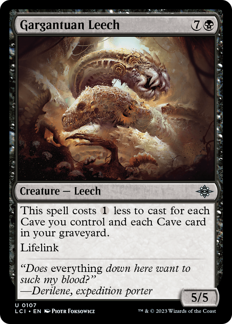 Gargantuan Leech [The Lost Caverns of Ixalan] | Webway Games