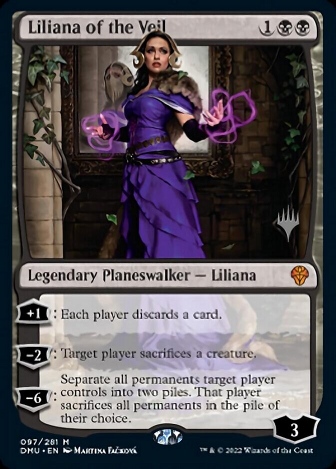 Liliana of the Veil (Promo Pack) [Dominaria United Promos] | Webway Games