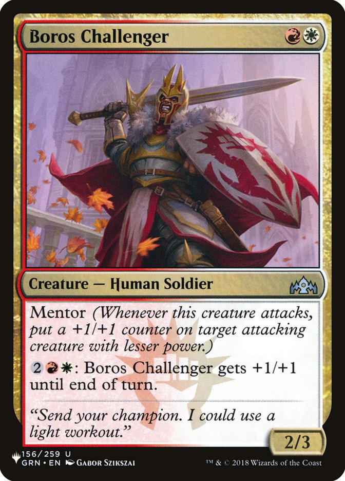 Boros Challenger [The List] | Webway Games